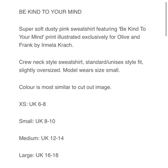 Like New Oversized Crewneck Sweater O&F - Picture 5 of 5